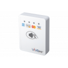 VP3300C; Contactless only; EMV Encryption ON; TDES (White)