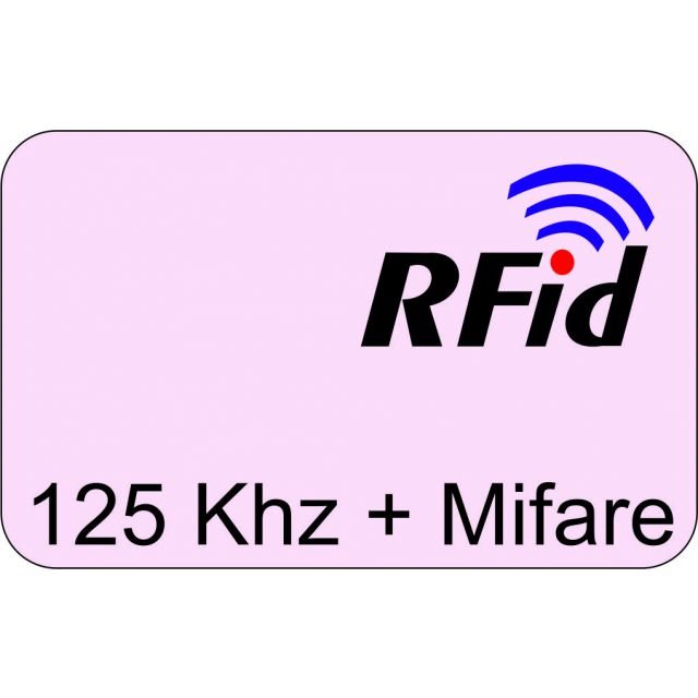 RFID Hybrid card TK4100 + ISO 14443a Fudan08 1K