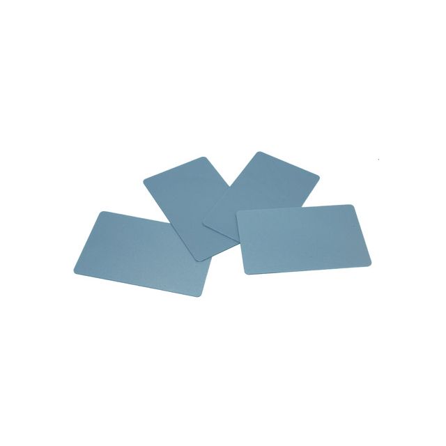 PVC card silver 2 sides 0,76mm
Package 100 pcs
